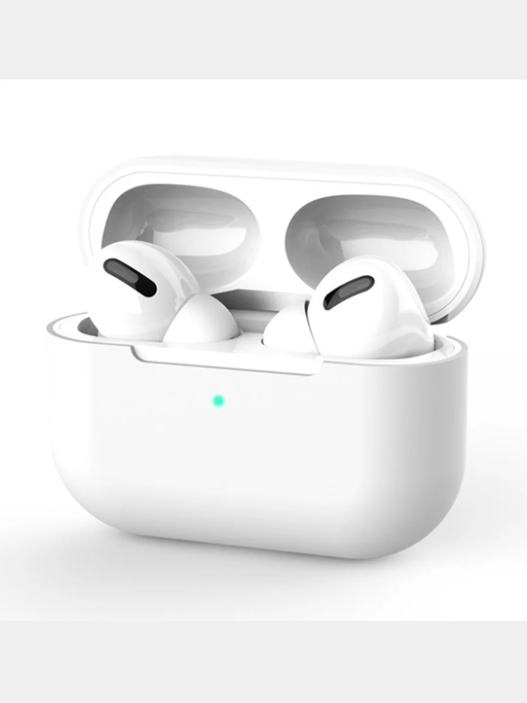 Белый чехол для Airpods Pro МоноЛайт
