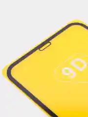 Защитное стекло 9D для iPhone XR / 11 с черной рамкой