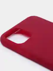 Черный чехол силиконовый на Айфон (iPhone) 11, 14, 13, 12, XR, XS, X,6s,7, 8, SE, Pro, Max, Plus