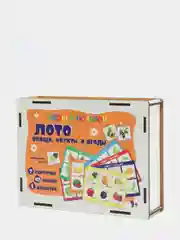 Детское лото, для детей, "Фрукты, Овощи", развивающая настольная игра, игрушки, подарки детям