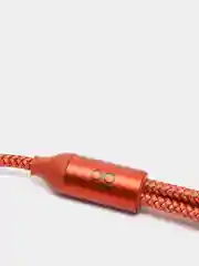Кабель 3 in 1 USB Lightning / Micro / Type-C Xiaomi, Mi, SOLOVE, 120 см, DW1 красный