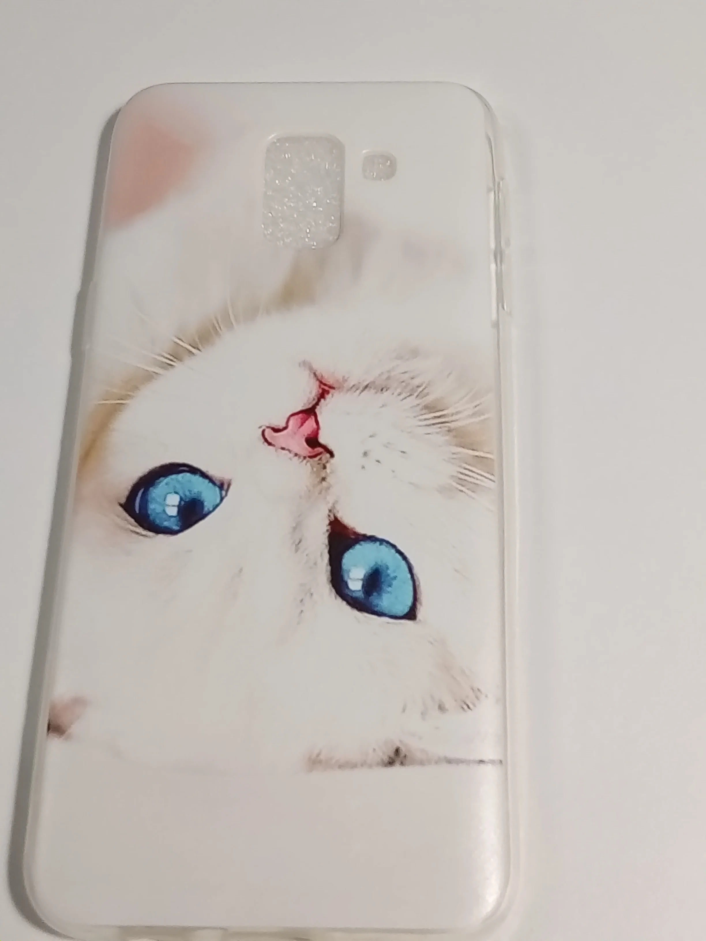 Белый чехол для Samsung J6 2018