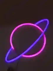 Багровый неоновый светильник-ночник светодиодный LED