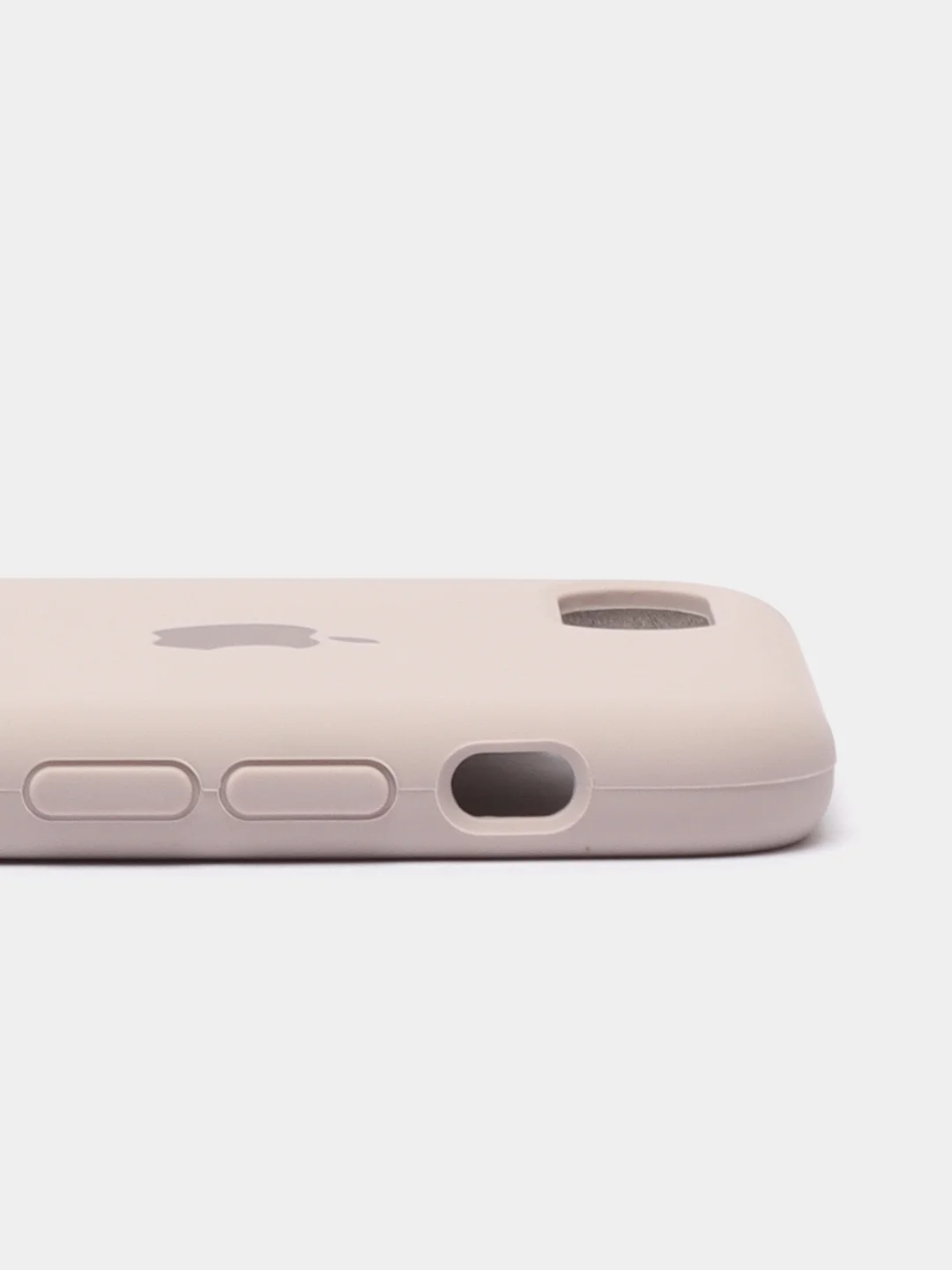 Бежевый меланж чехол Silicon Case для iPhone 7/8