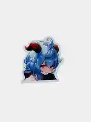 Лавандовый значок  на одежду  по игре "Genshin Impact", пин на булавке Геншин Импакт деревянный