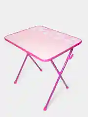 Розовый стол детский складной