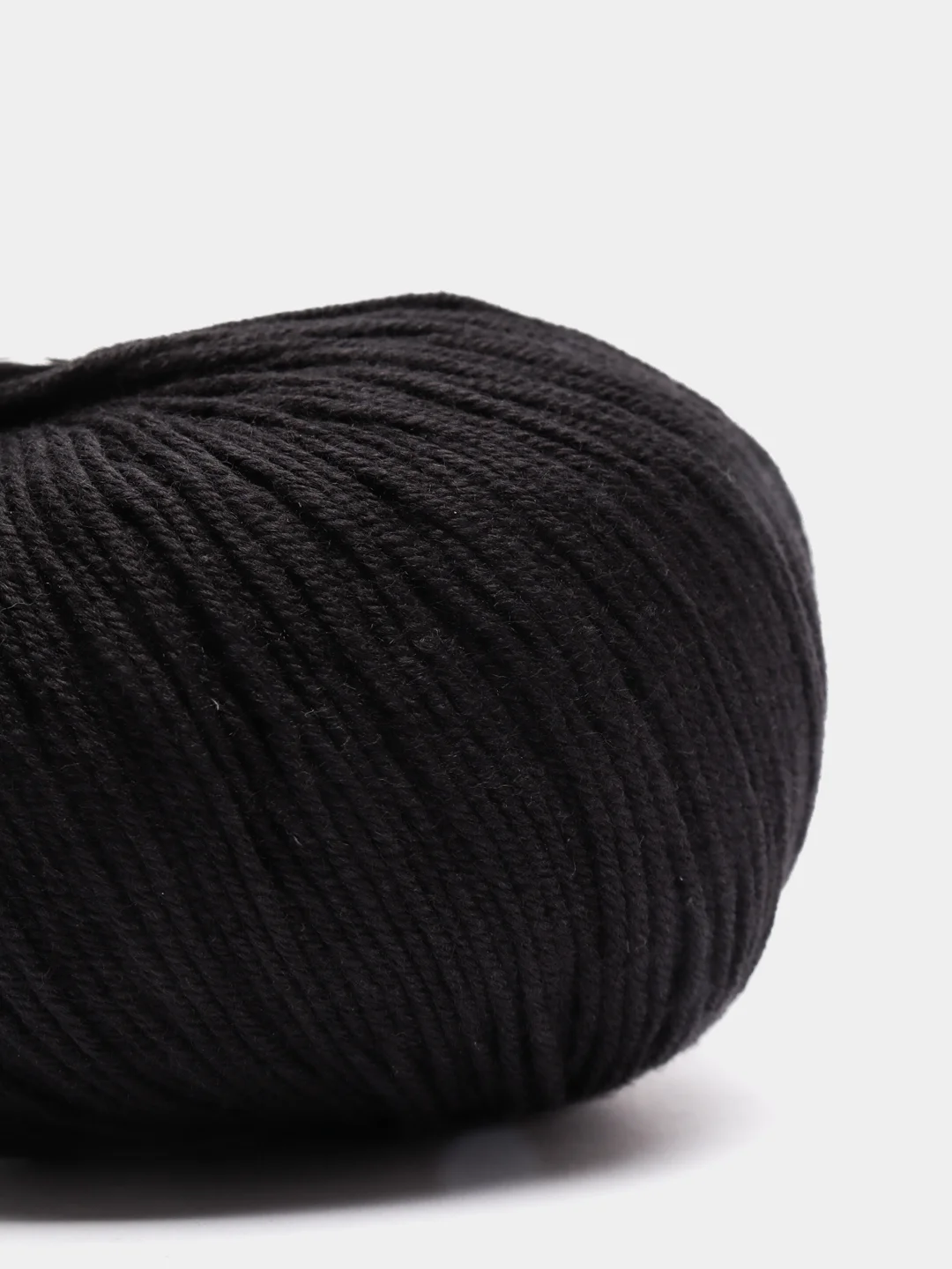 Черный пряжа Gazzal Baby Cotton 40% акрил 60% хлопок 50 г 165 м