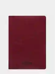 Тетрадь A5 48л, клетка, экокожа, бордовый, BRAUBERG VIVA, 403891
