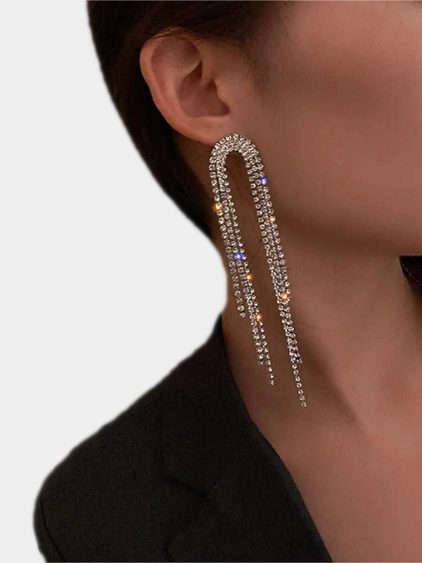 Серьги длинные, женские
