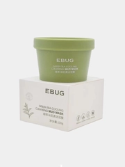 Грязевая маска для лица с экстрактом зеленого чая Ebug
