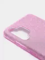 Сиреневый чехол блестящий SAMSUNG A32