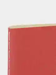 Тетрадь B5 60л, клетка, экокожа под лён, коралловый, BRAUBERG PASTEL, 403873