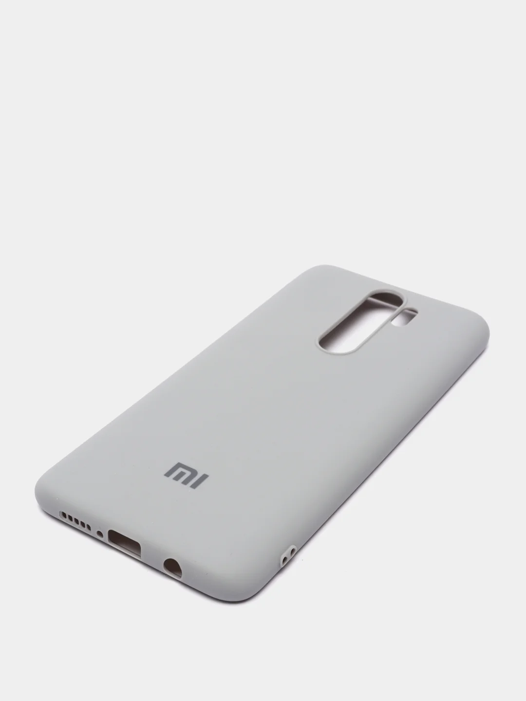 Серый чехол для Xiaomi Redmi Note 8 pro