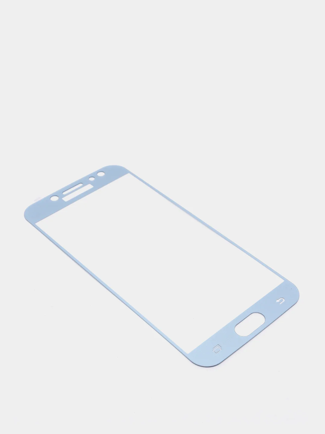 Голубой защитное стекло Samsung J7 2017