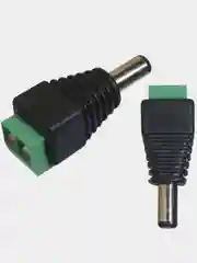 Коннектор клемник + штекер DC 5,5 мм 2,1 мм (папа)