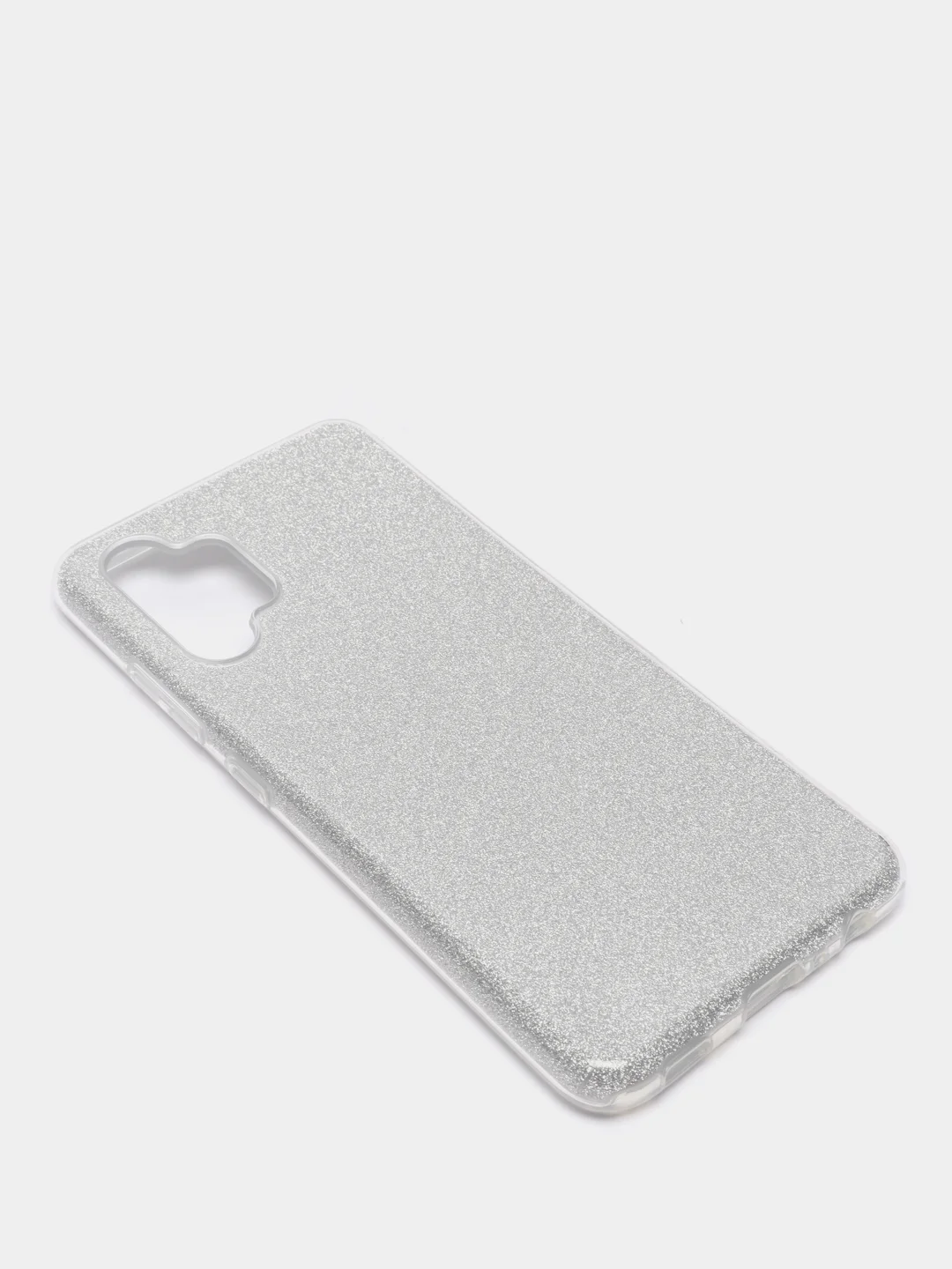 Серебряный чехол блестящий SAMSUNG A32