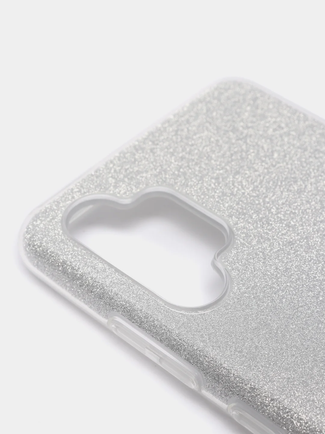 Серебряный чехол блестящий SAMSUNG A32
