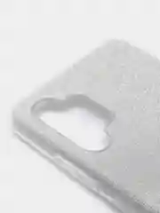 Серебряный чехол блестящий SAMSUNG A32