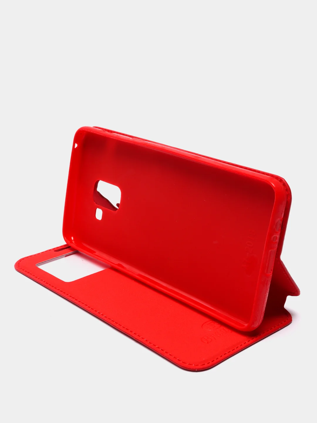 Красный чехол книжка SAMSUNG A8 Plus