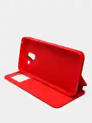 Красный чехол книжка SAMSUNG A8 Plus