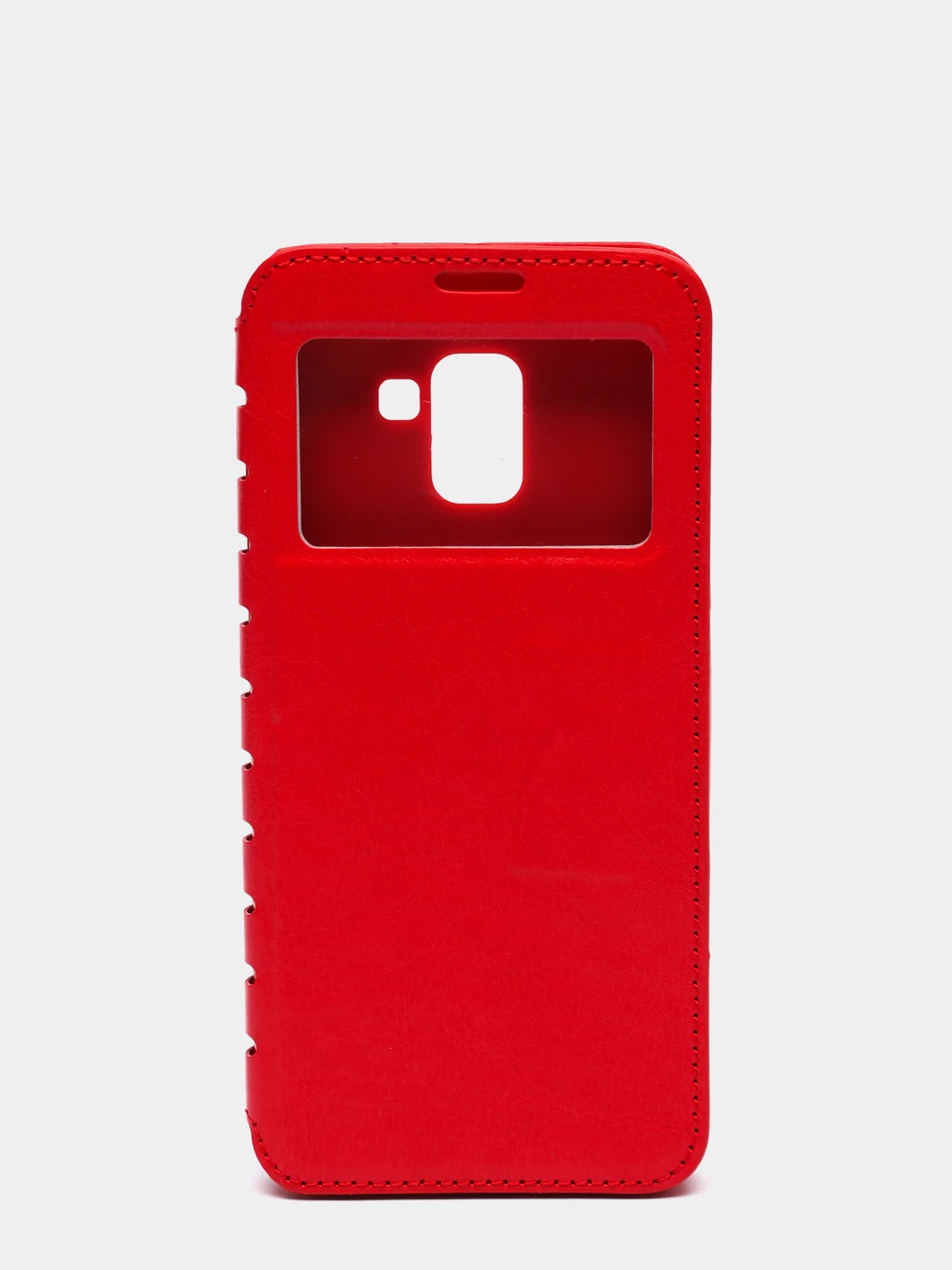 Красный чехол книжка SAMSUNG A8 Plus