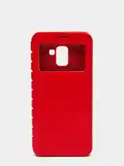 Красный чехол книжка SAMSUNG A8 Plus