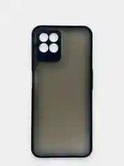 Темно-синий чехол Realme 8i / Narzo 50 4G Реалми 8ай Нарзо 50 пластиковый матовый с цветными кнопками
