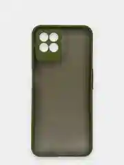 Лесной зеленый чехол Realme 8i / Narzo 50 4G Реалми 8ай Нарзо 50 пластиковый матовый с цветными кнопками