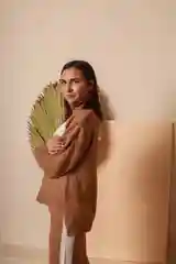 Женский брючный костюм повседневный FIZALIYA, костюм женский с брюками спортивный  прямой
