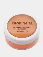 Натуральный кокосовый бальзам для губ Tropicana, 10 гр