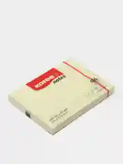 Стикеры Kores 100x75 мм пастельные желтые