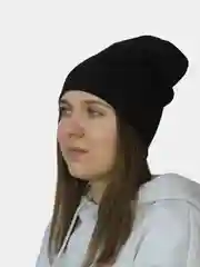Черный шапка женская