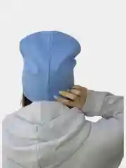 Голубой шапка женская