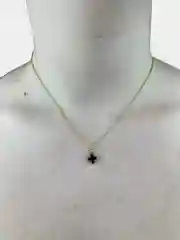 Золотой подвеска Клевер двухстороняя
