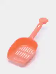 Розовый совок для туалета