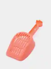 Розовый совок для туалета
