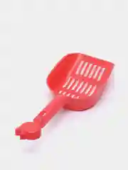 Красный совок для туалета