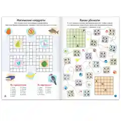 Бордовый книги "Кроссворды и ребусы"