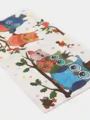 Салфетки бумажные Совы, 50 шт