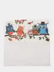 Салфетки бумажные Совы, 50 шт