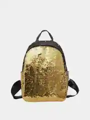 Золотой рюкзак женский