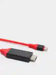 Алый кабель-переходник Type-C на HDMI HDTV 4K 30Hz