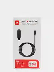 Черный кабель-переходник Type-C на HDMI HDTV 4K 30Hz
