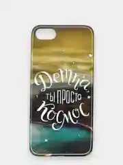 Светло-бежевый чехол Apple iPhone 7 / 8 / SE 2020, 5 / 5s / SE 2016, 7 Plus / 8+ силиконовый с рисунком