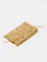Белый пакет подарочный из органзы (мешочек) на завязках