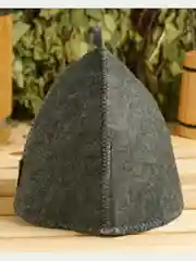 Зеленый набор для бани и сауны(шапка, варежка, коврик)/Банный набор/Подарочный набор