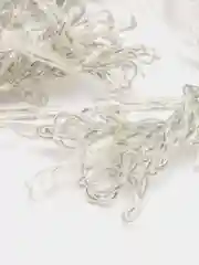 Белый гирлянда штора занавес / Новогодняя гирлянда / Гирлянда дождик / 2 цвета