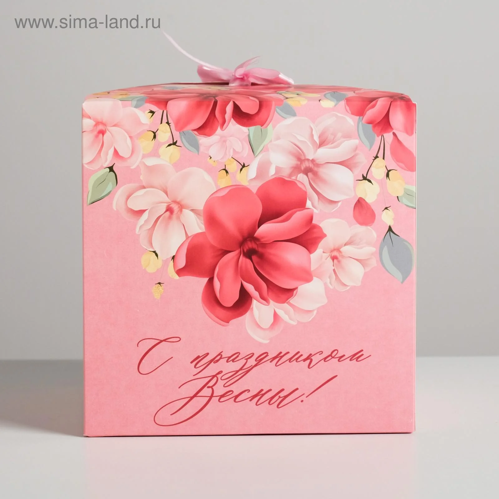 Кораллово-розовый коробка складная девушке, 20 видов