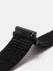 Черный нейлоновый ремешок для Samsung Gear S3 Frontier/Classic/Huawei Watch GT/Honor Magic/Pace