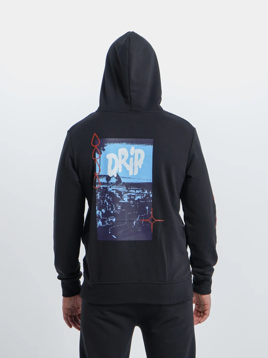 Черный свитшот DRIP Черный